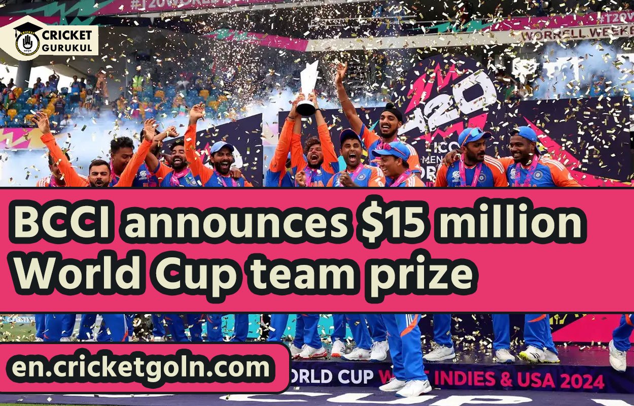 BCCI announces $15 million World Cup team prize 1 BCCI announces $15 million World Cup team prize