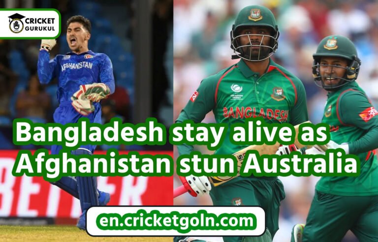 Bangladesh stay alive as Afghanistan stun Australia