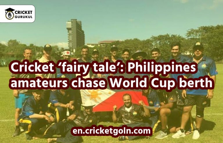 Cricket ‘fairy tale’: Philippines amateurs chase World Cup berth