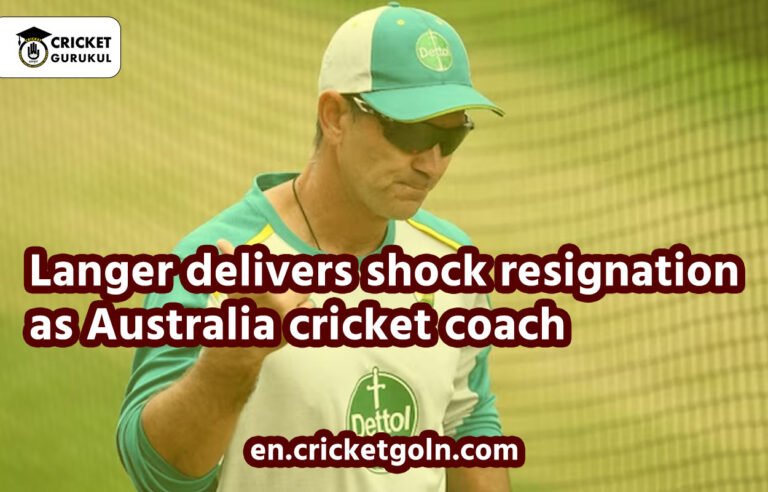 Langer delivers shock resignation as Australia cricket coach
