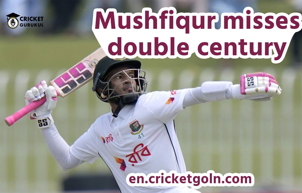 Mushfiqur misses double century