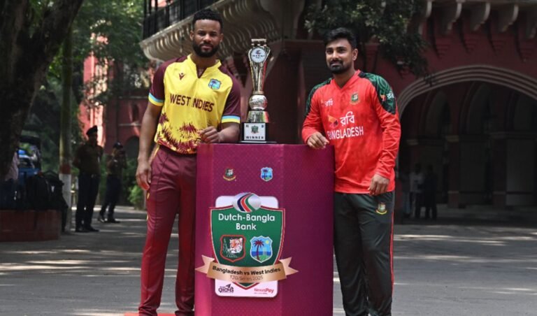 T20I series trophy unveiled at historic CRB Cricket Gurukul, GOLN | English