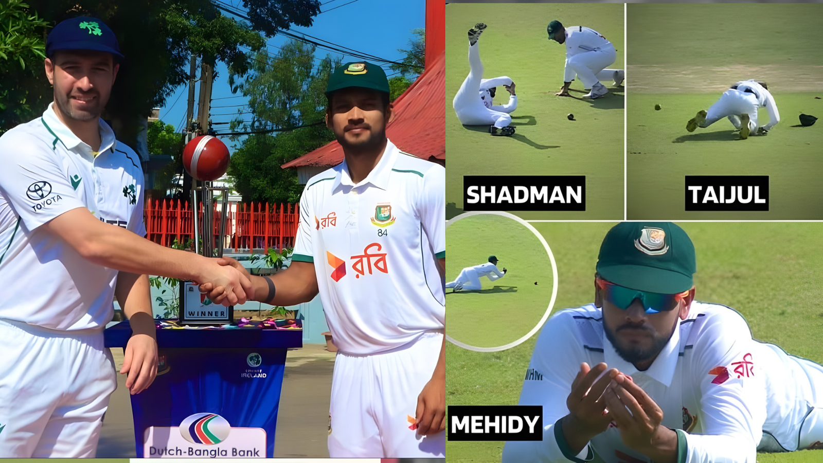 Bangladeshs Missed Catches Cost Them as Ireland Flourishes on Day 1 Cricket Gurukul, GOLN | English