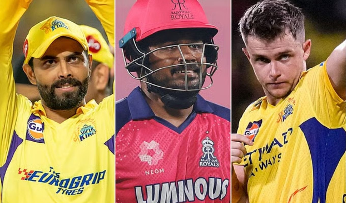 Jadeja and Curran Could Leave CSK in Historic Trade 1 CSK and RR in Mega Swap Deal — Jadeja Curran for Samson Cricket Gurukul, GOLN | English