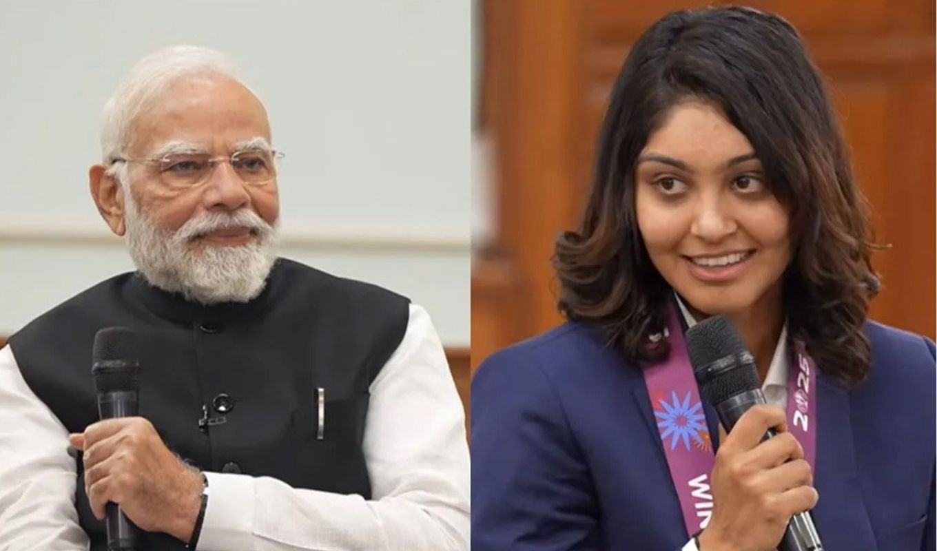 Indian Cricketer Playfully Asks Prime Minister Modi About His Skincare Secret