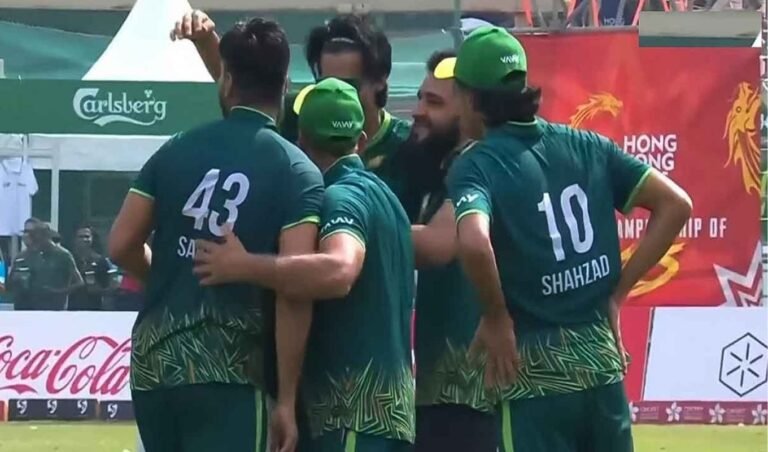Pakistan Edge Australia by One Run to Reach Hong Kong Sixes Final