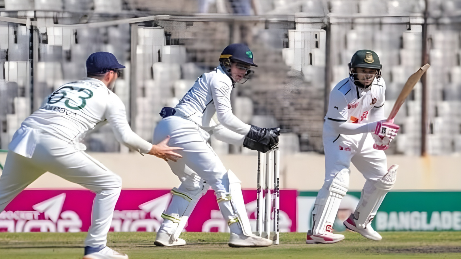 Bangladesh Close in on Victory in Mirpur Test, Only 4 Wickets Away 1 মিরপুরে টেস্টে জয় ছুঁয়ে ৪ উইকেট দূরে বাংলাদেশ Cricket Gurukul, GOLN | English