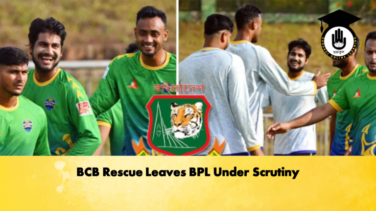 BCB Rescue Leaves BPL Under Scrutiny Cricket Gurukul, GOLN | English