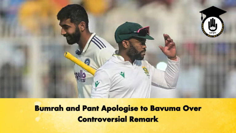 Bumrah and Pant Apologise to Bavuma Over Controversial Remark Cricket Gurukul, GOLN | English