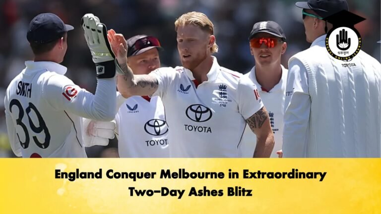 England Conquer Melbourne in Extraordinary Two Day Ashes Blitz Cricket Gurukul, GOLN | English