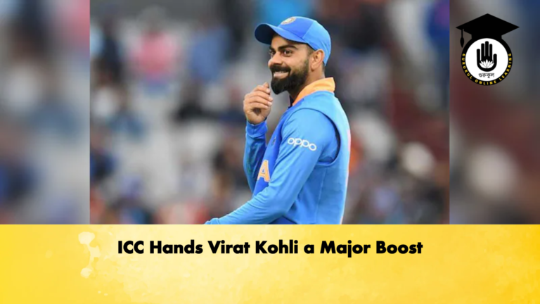 ICC Hands Virat Kohli a Major Boost Cricket Gurukul, GOLN | English