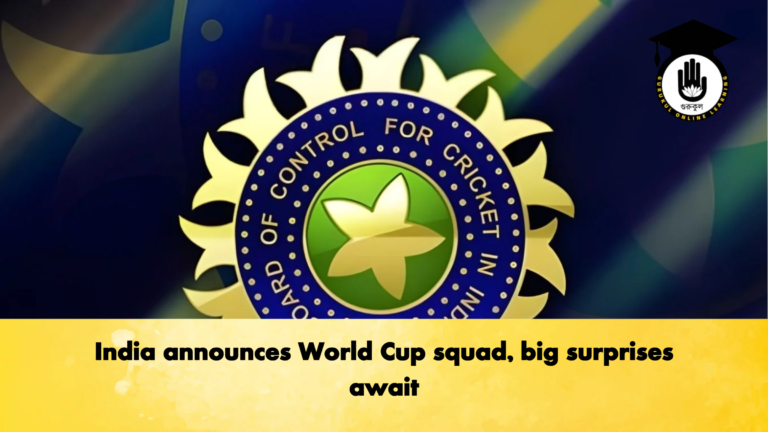 India announces World Cup squad big surprises await Cricket Gurukul, GOLN | English