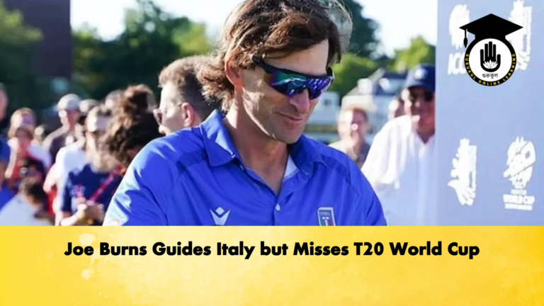 Joe Burns Guides Italy but Misses T20 World Cup Cricket Gurukul, GOLN | English