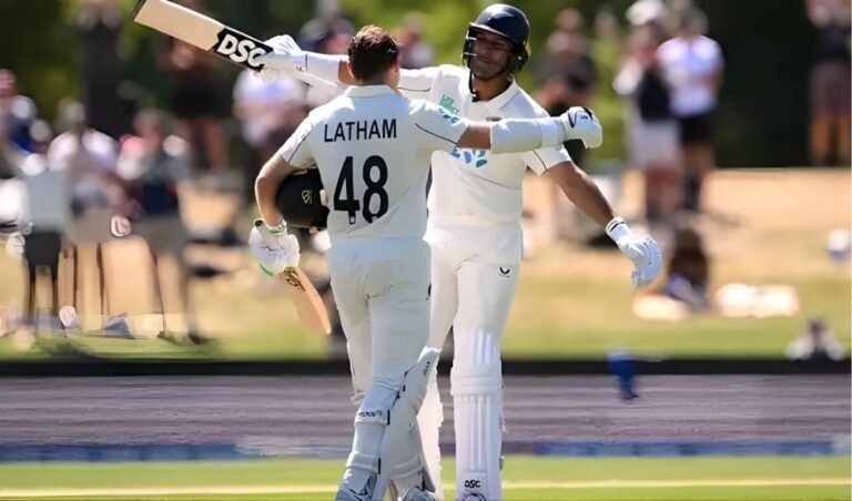 Latham’s Century and Ravindra’s Blitz Leave Visitors Reeling