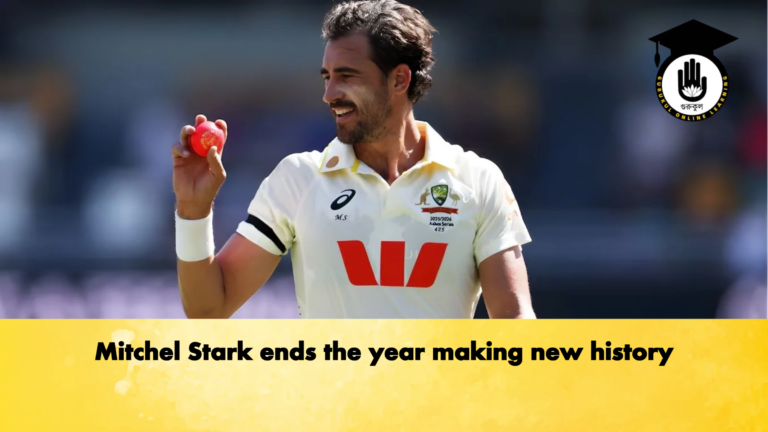 Mitchel Stark ends the year making new history Cricket Gurukul, GOLN | English