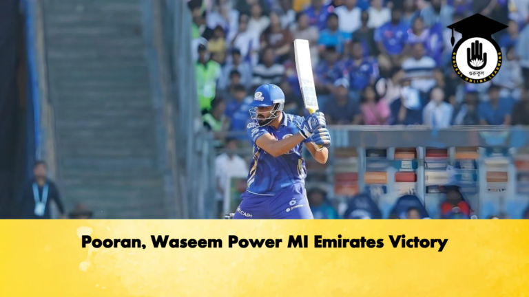 Pooran Waseem Power MI Emirates Victory Cricket Gurukul, GOLN | English
