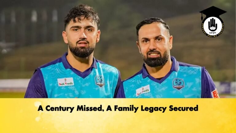 A Century Missed A Family Legacy Secured Cricket Gurukul, GOLN | English