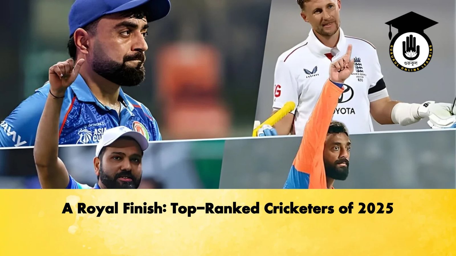 A Royal Finish Top Ranked Cricketers of 2025 Cricket Gurukul, GOLN | English