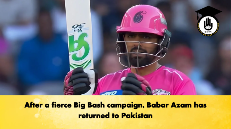 After a fierce Big Bash campaign Babar Azam has returned to Pakistan Cricket Gurukul, GOLN | English