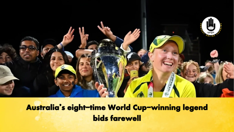 Australias eight time World Cup winning legend bids farewell Cricket Gurukul, GOLN | English