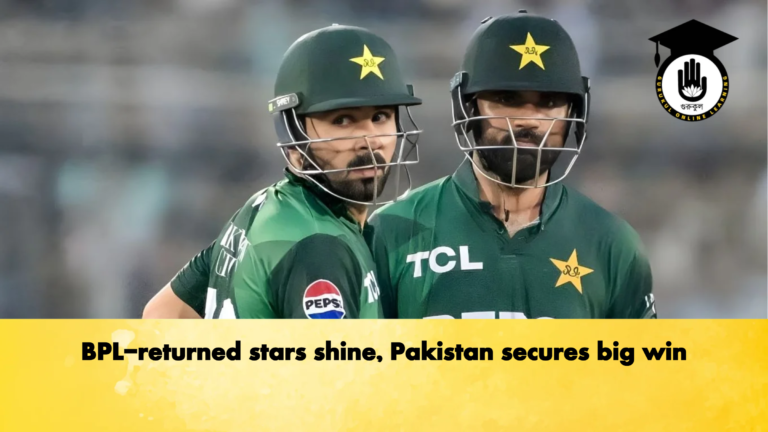 BPL returned stars shine Pakistan secures big win Cricket Gurukul, GOLN | English