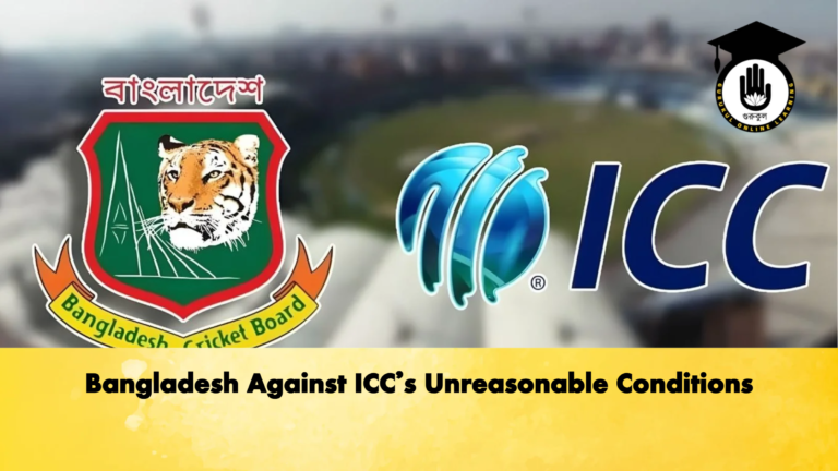Bangladesh Against ICCs Unreasonable Conditions Cricket Gurukul, GOLN | English