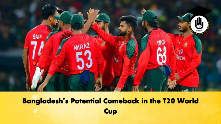 Bangladeshs Potential Comeback in the T20 World Cup Cricket Gurukul, GOLN | English
