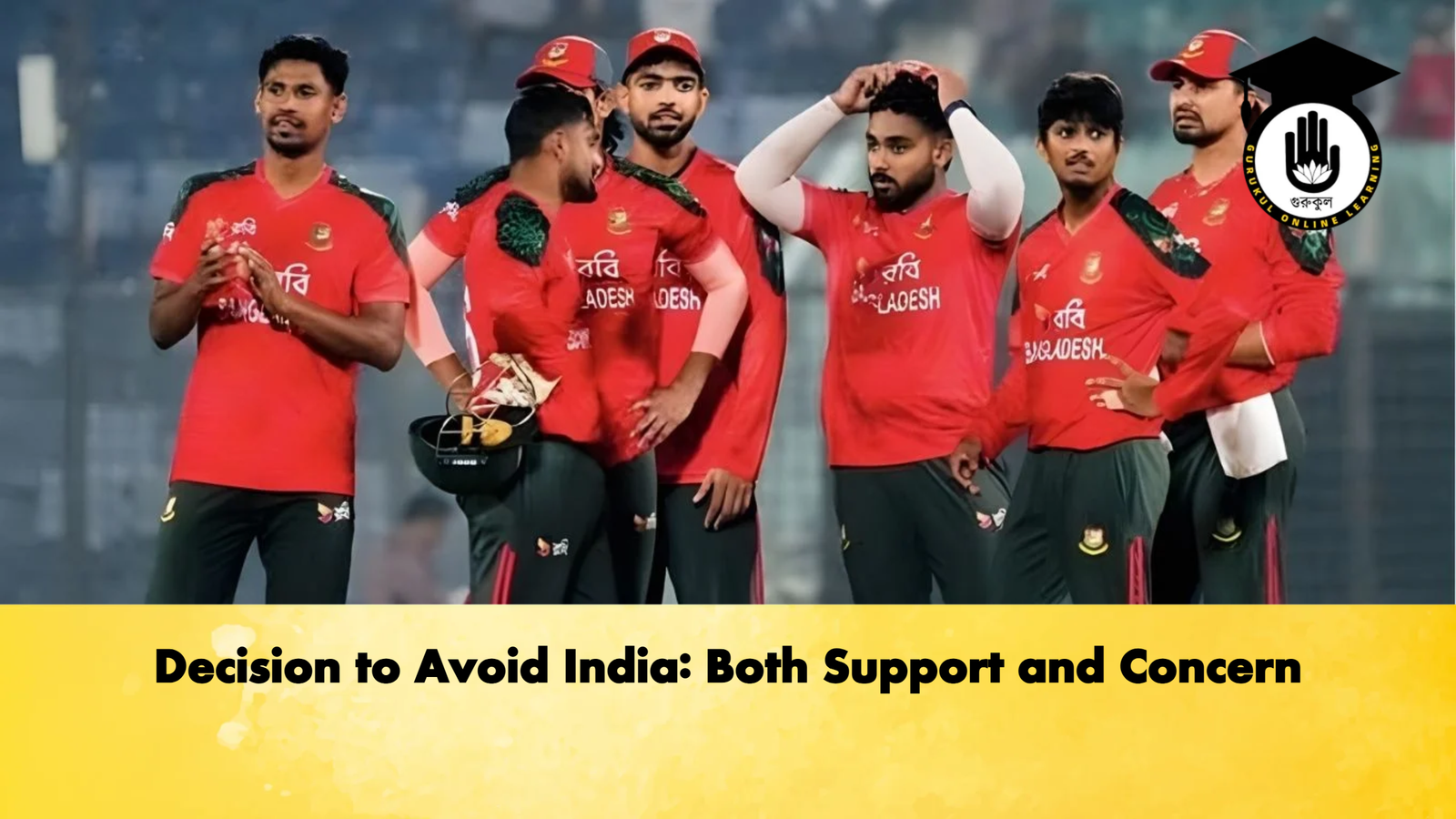 Decision to Avoid India Both Support and Concern Cricket Gurukul, GOLN | English