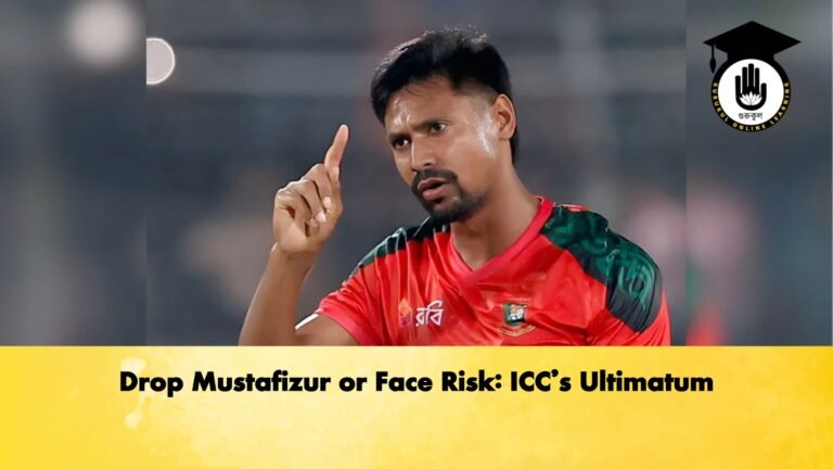 Drop Mustafizur or Face Risk ICCs Ultimatum Cricket Gurukul, GOLN | English