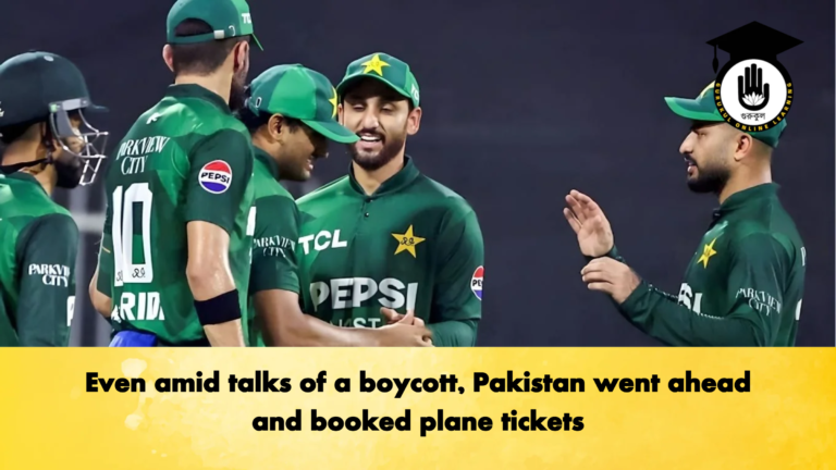 Even amid talks of a boycott Pakistan went ahead and booked plane tickets Cricket Gurukul, GOLN | English