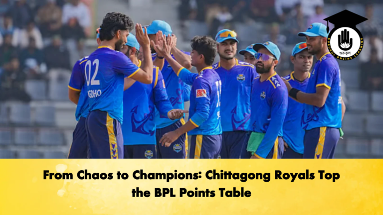 From Chaos to Champions Chittagong Royals Top the BPL Points Table Cricket Gurukul, GOLN | English