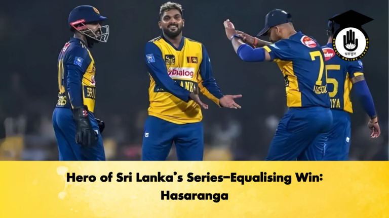 Hero of Sri Lankas Series Equalising Win Hasaranga Cricket Gurukul, GOLN | English