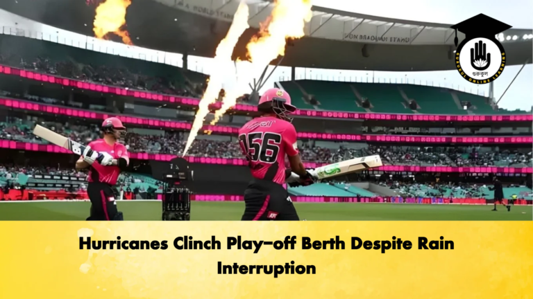 Hurricanes Clinch Play off Berth Despite Rain Interruption Cricket Gurukul, GOLN | English