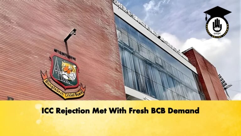 ICC Rejection Met With Fresh BCB Demand Cricket Gurukul, GOLN | English