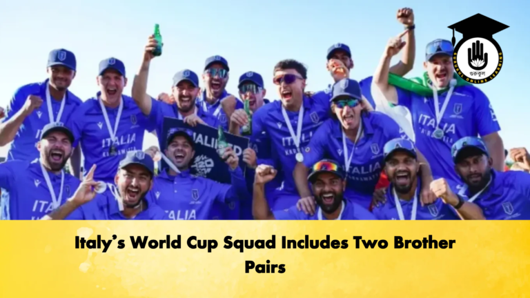 Italys World Cup Squad Includes Two Brother Pairs Cricket Gurukul, GOLN | English
