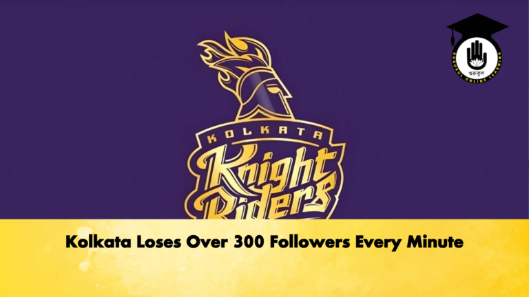 Kolkata Loses Over 300 Followers Every Minute Cricket Gurukul, GOLN | English