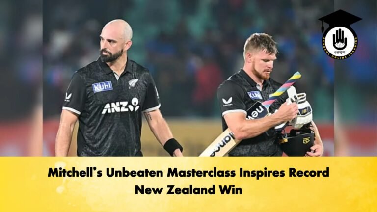 Mitchells Unbeaten Masterclass Inspires Record New Zealand Win Cricket Gurukul, GOLN | English