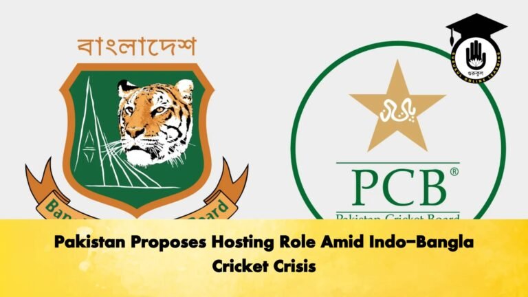 Pakistan Proposes Hosting Role Amid Indo Bangla Cricket Crisis Cricket Gurukul, GOLN | English