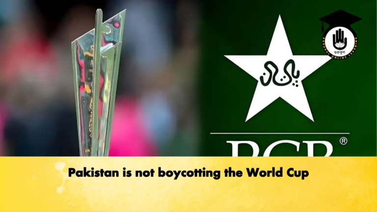 Pakistan is not boycotting the World Cup Cricket Gurukul, GOLN | English