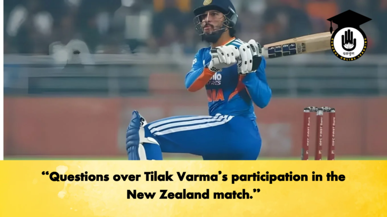 Questions over Tilak Varmas participation in the New Zealand match Cricket Gurukul, GOLN | English