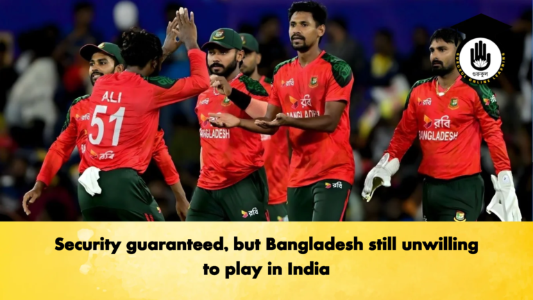 Security guaranteed but Bangladesh still unwilling to play in India Cricket Gurukul, GOLN | English