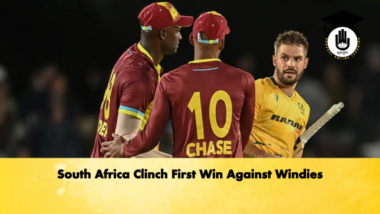 South Africa Clinch First Win Against Windies Cricket Gurukul, GOLN | English