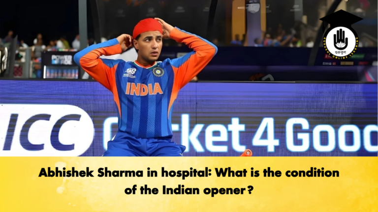 Abhishek Sharma in hospital What is the condition of the Indian opener Cricket Gurukul, GOLN | English