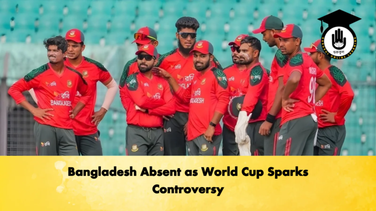 Bangladesh Absent as World Cup Sparks Controversy Cricket Gurukul, GOLN | English