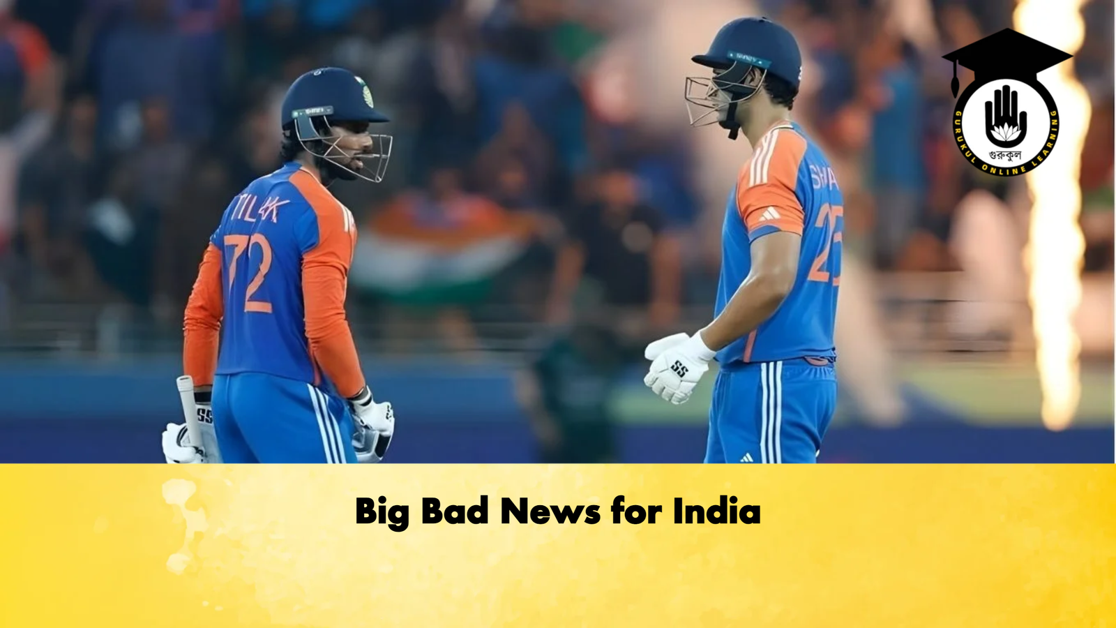 Big Bad News for India Cricket Gurukul, GOLN | English