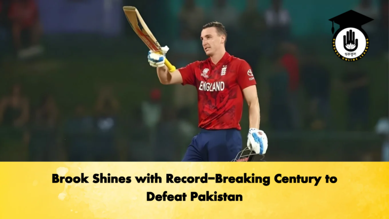 Brook Shines with Record Breaking Century to Defeat Pakistan Cricket Gurukul, GOLN | English