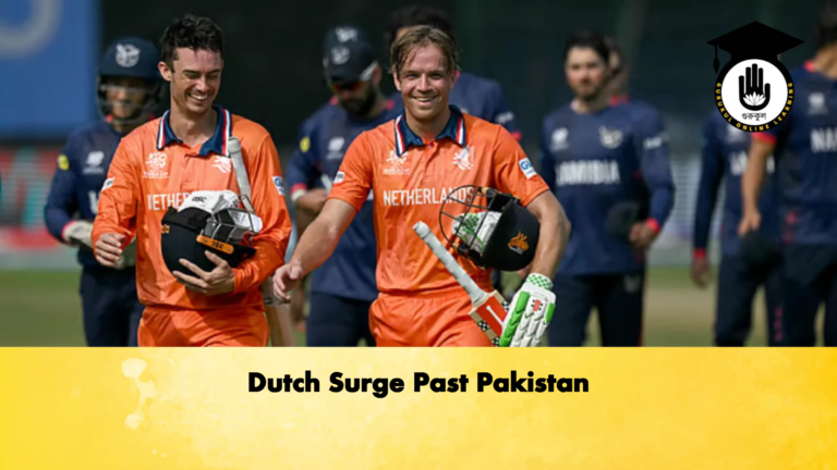 Dutch Surge Past Pakistan Cricket Gurukul, GOLN | English