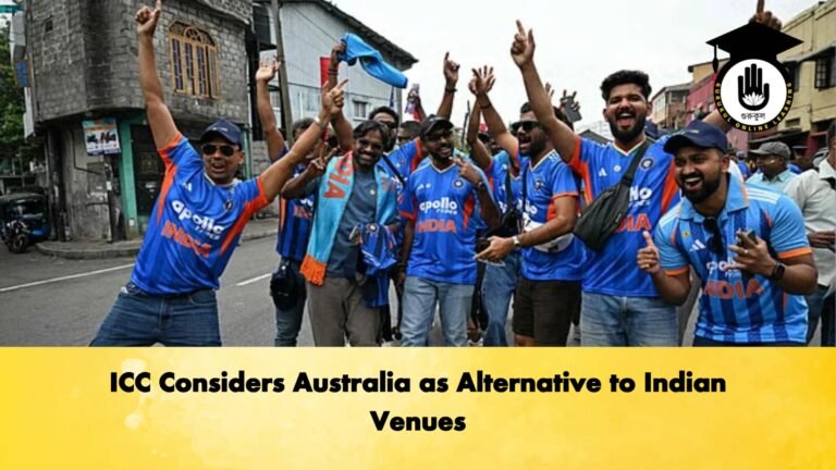 ICC Considers Australia as Alternative to Indian Venues Cricket Gurukul, GOLN | English