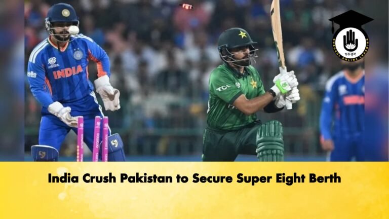 India Crush Pakistan to Secure Super Eight Berth 1 Cricket Gurukul, GOLN | English