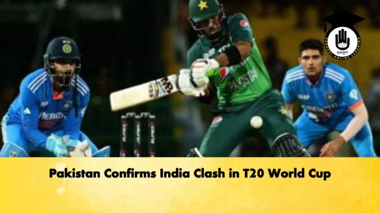 Pakistan Confirms India Clash in T20 World Cup Cricket Gurukul, GOLN | English